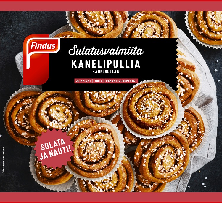 Valmiiksi paistetut Kanelipullat Big Pack