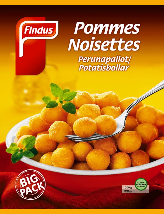 Perunapallot Pommes Noisettes Big Pack