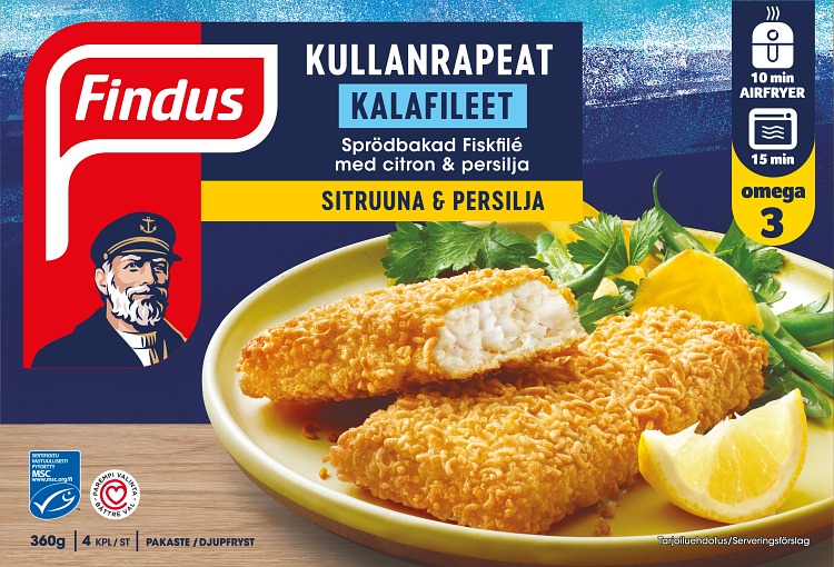 kullanrapeat kalafileet sitruuna persilja