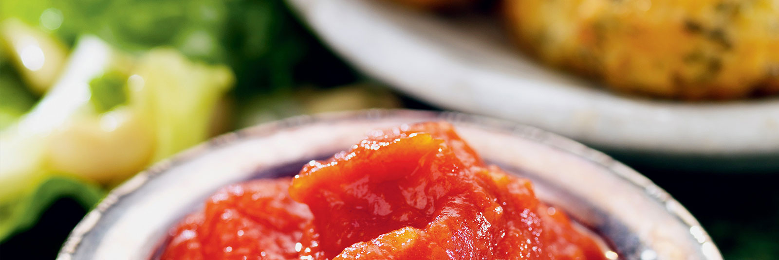 Falafel-pyörykät & tomaattisalsa